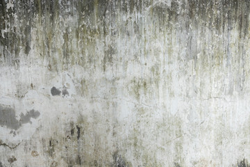 old obsolete gray stone cement wall with stained background texture nobody.