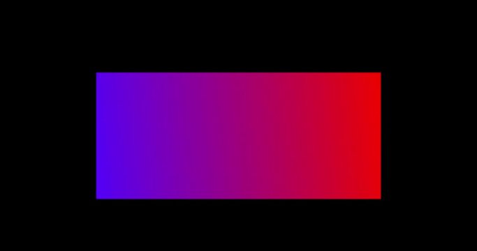 Abstract colorful gradient lower thirds with transparent background. High quality motion graphics element, apple pro res 4444.