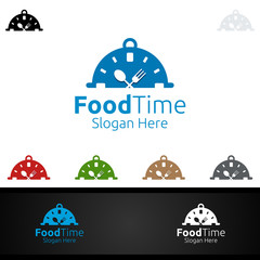 Food Time Logo for Restaurant or Cafe