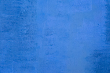 Old cement paint blue wall