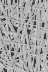 Close up texture of seamless white rattan