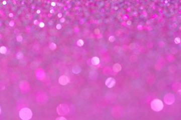 Abstract elegant pink purple glitter vintage sparkle with bokeh defocused