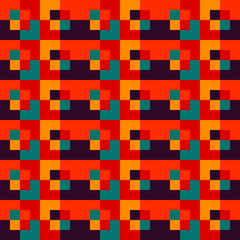 Orange, red, blue, yellow and purple color minimal background