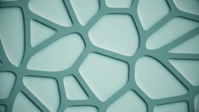 Futuristic mutating cells motion background.