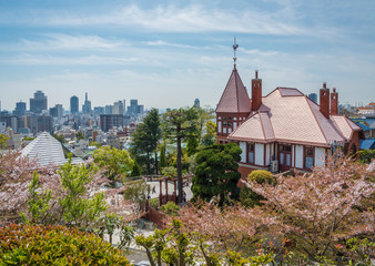 Historical building in Kitano district, Kobe city, Japan
