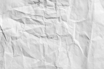 Grey crumpled background paper texture
