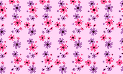 Valentine template design with leaf and flower elegant pattern background.