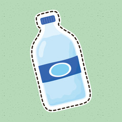 bottle water plastic isolated icon