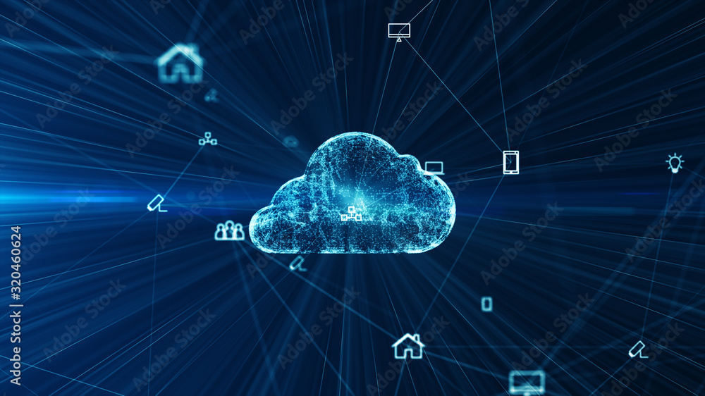 Poster connecting people on the internet, nodes transforming. social network connections. information techn