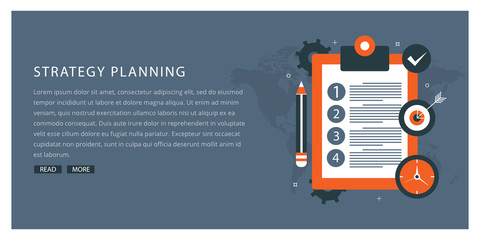 business Strategy Planning concept