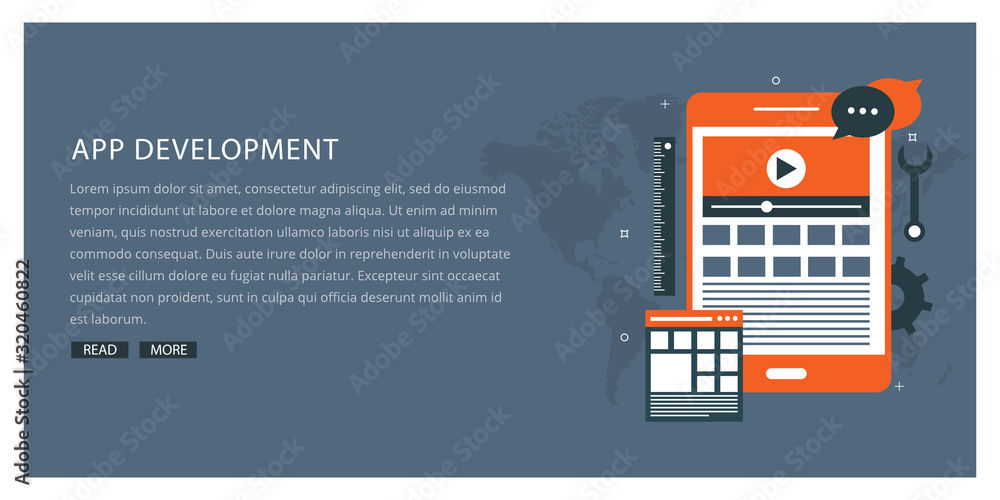 Poster mobile and software app design and development