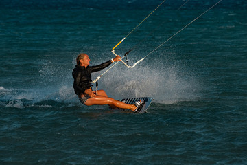 Obraz premium Kiteboarding sport