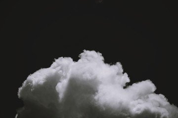 night clouds in the sky