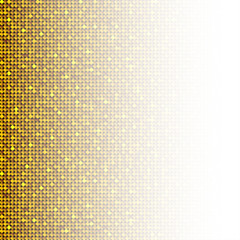 Background made of gold sequins, glitters dots
