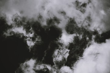 night clouds in the sky