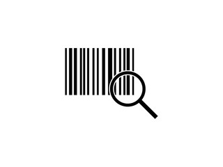 Barcode, code icon. Vector illustration, flat design.