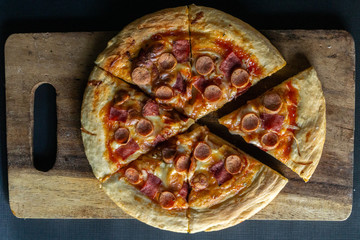 Meat Lovers Pepperoni Pizza
