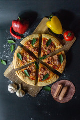 Meat Lovers Pepperoni Pizza