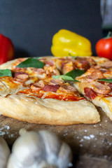 Meat Lovers Pepperoni Pizza