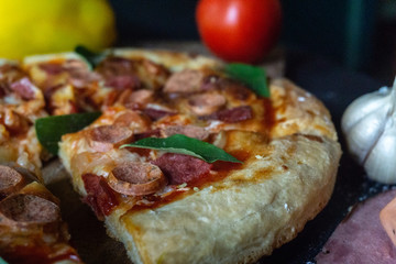 Meat Lovers Pepperoni Pizza