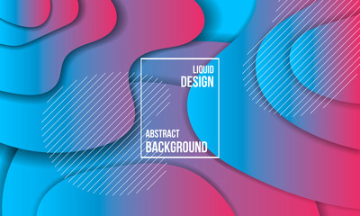 liquid trend color abstract design background, gradient for banner, post
