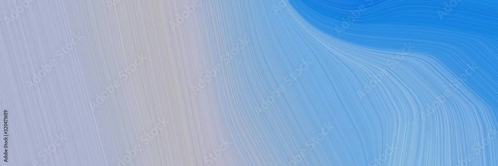 Aufkleber header background texture with pastel blue, dodger blue and corn flower blue color and modern waves 