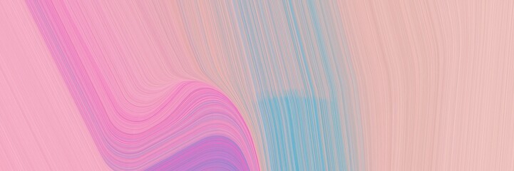 header background graphic with baby pink, pastel blue and medium turquoise color and modern waves background design