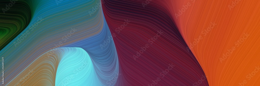 Leinwandbilder header background texture with old mauve, very dark magenta and coffee color and smooth swirl waves 