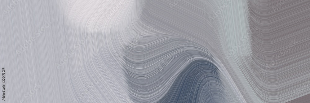 Poster header background graphic with dark gray, dim gray and light gray color and contemporary waves illus