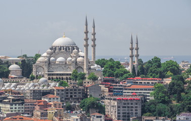 Suleymaniye Mosque in Istambul, Turkey