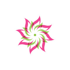 Beauty Vector Lotus flowers design logo Template icon