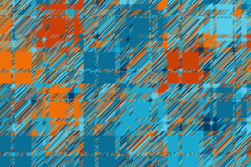 Modern glitch background. Color geometric abstract pattern vector.