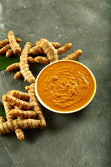 Indian organic turmeric cream ,paste for tan removal, skin care 