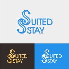 Obraz premium SS letters logo for your company