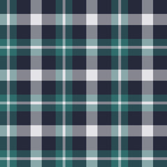 Scottish plaid checkered vector pattern.