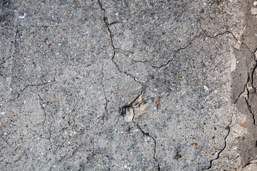 Old cracked concrete, cement wall texture. Surface and background for web design.