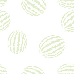 Seamless light background from watermelon. Vector illustration design for pattern or template.