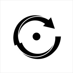 Spin Icon, Rotation Icon, Circular Spinning Icon