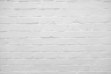 Fototapeta premium white coloured brick wall. Abstract background with empty space for your design.