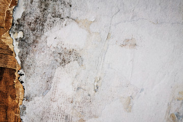 damaged white paper