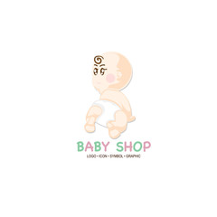 baby graphic icon symbol logo