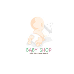 baby graphic icon symbol logo