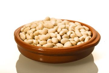 White beans of the Fessol de Santa Pau variety