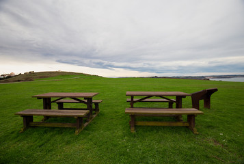 Tables with benches on Campa-Torres