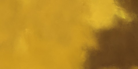 golden rod, chocolate and brown color abstract painted background