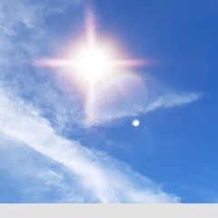 Light in the sky photographed in Bloemfontein, South Africa