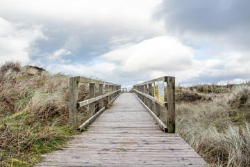 Obraz premium The way to the beach and caves of Maghera near Ardara, County Donegal, Ireland