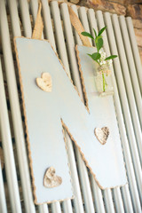 D&eacute;co de table champ&ecirc;tre