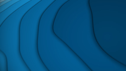 Undulating background. Paper style blue abstract background and texture dor desigh. Abstract waves and shapes.