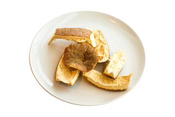 Dried grapefruit peel peels can be used for medicine or soup stock.